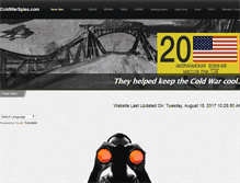 Tablet Screenshot of coldwarspies.com